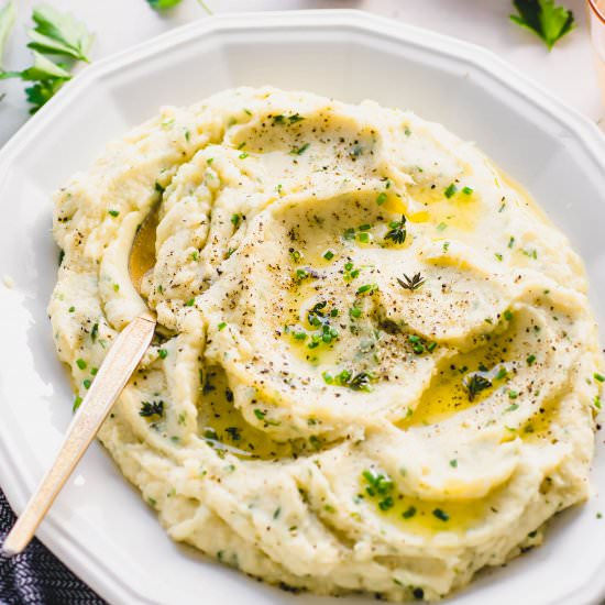 Whipped Parsnips with Fresh Herbs