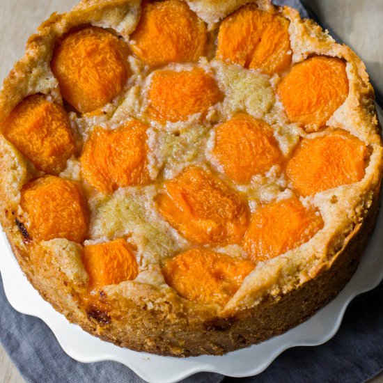 Dutch apricot butter cake