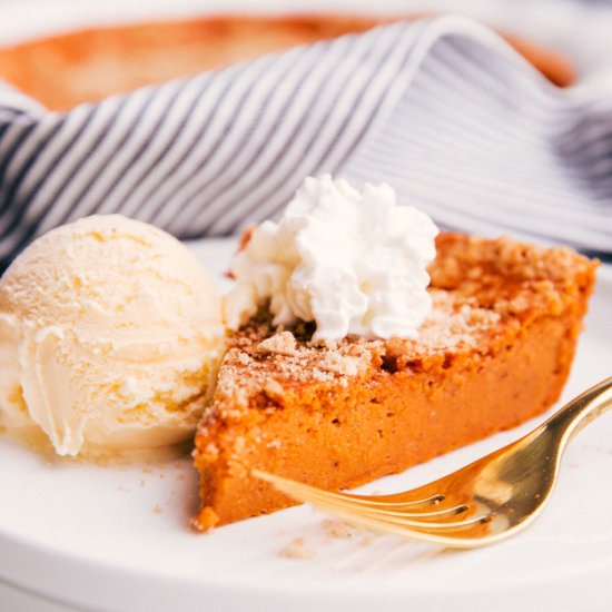 CRUSTLESS PUMPKIN PIE