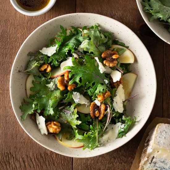 Baby Kale and Apple Salad