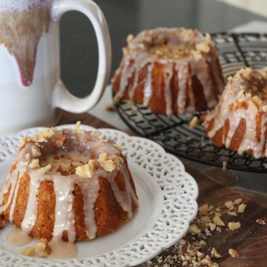 Pumpkin mini bundt cakes