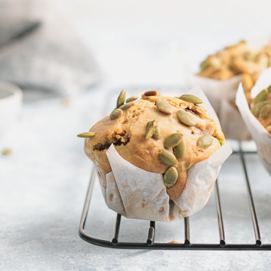 Egg Free Onion & Pea Muffins