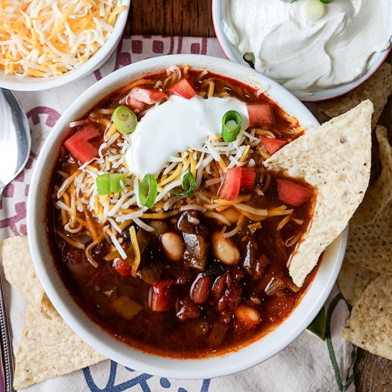 Easy Vegetarian Chili