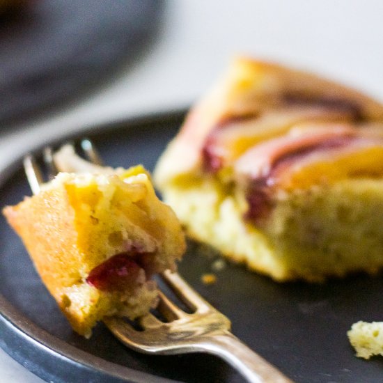 Paleo Plum + Apple Cake