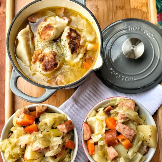 Pierogi Soup