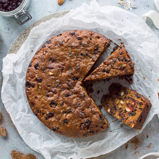 Vegan Christmas Cake