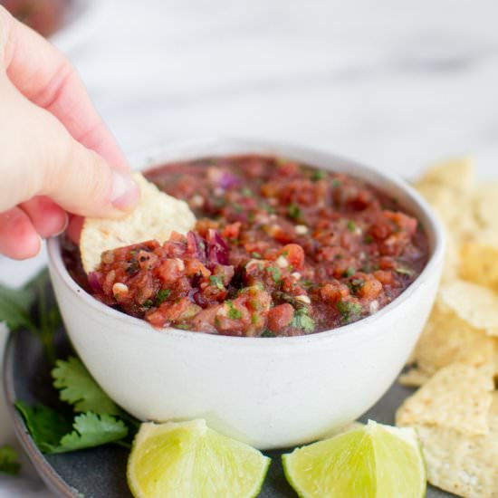 5 Minute Homemade Salsa