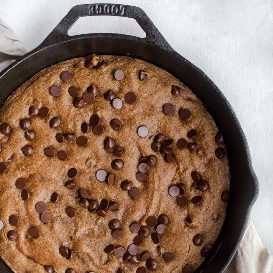 Chocolate Chip Pumpkin Bread Skille