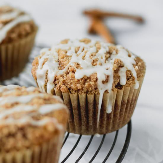 Apple Cider Streusel Muffins