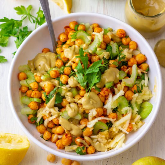 apple chickpea salad