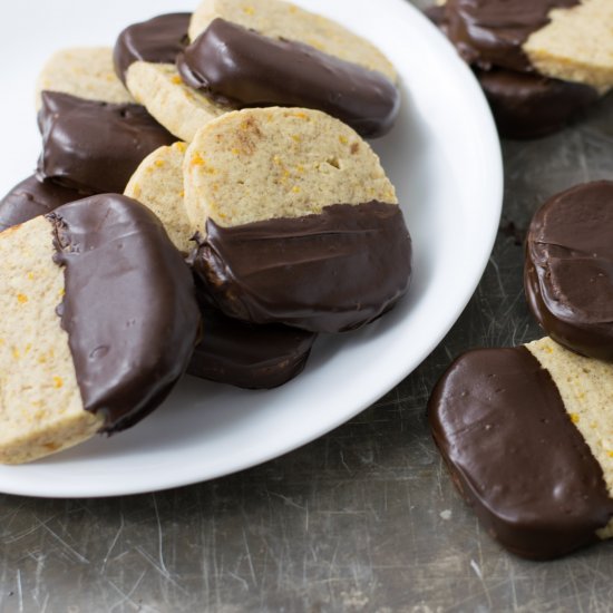 Dark Chocolate Orange Cookies