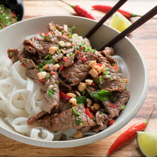 thai beef stir fry