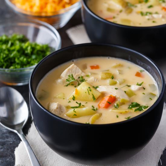 Cheesy Chicken Chowder