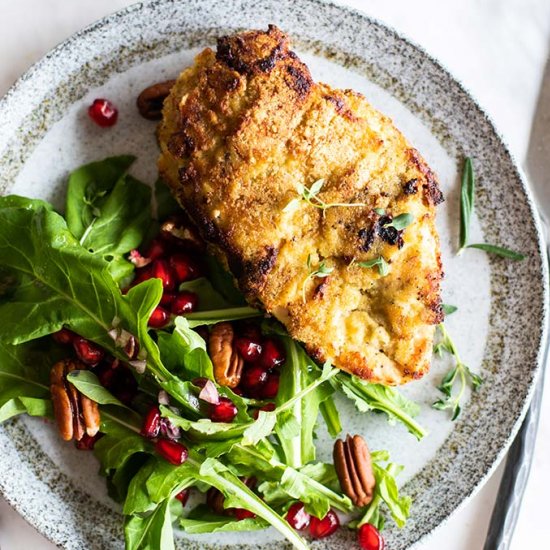 Almond and Herb Crusted Chicken