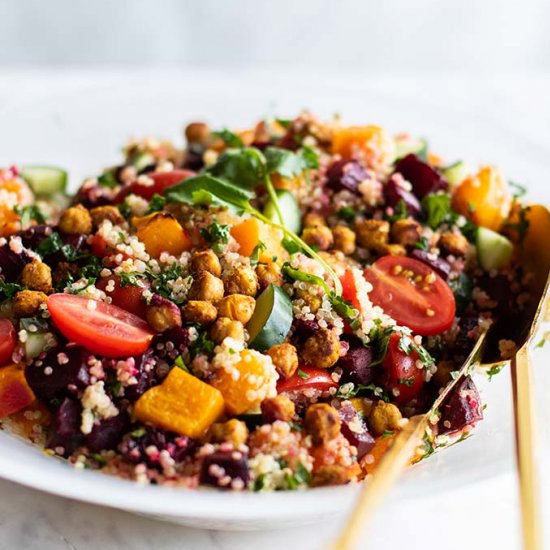 Moroccan Salad- Quinoa & Chickpeas