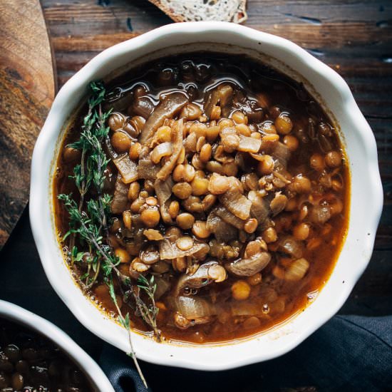 Vegan French Onion Stew