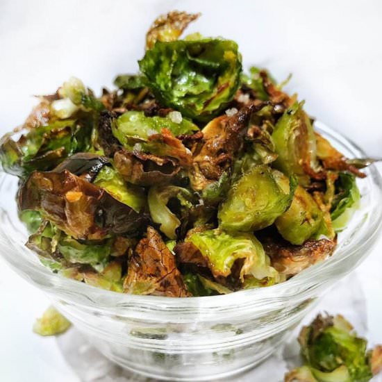 Crispy Brussel Sprout Chips