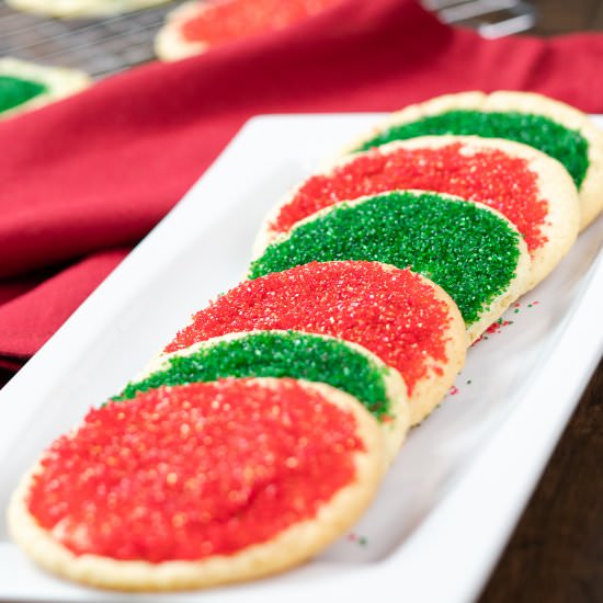 Sanded Sugar Cookies