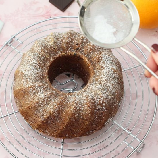 Orange-caramel cake