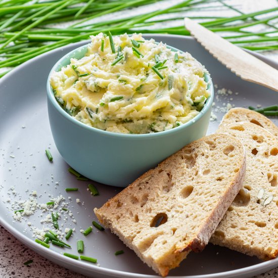 parmesan chive butter