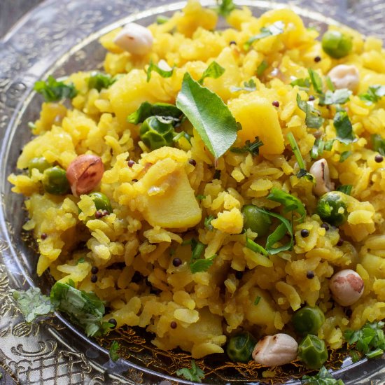 Instant pot Poha upma