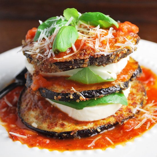 Gluten Free Oven Fried Eggplant