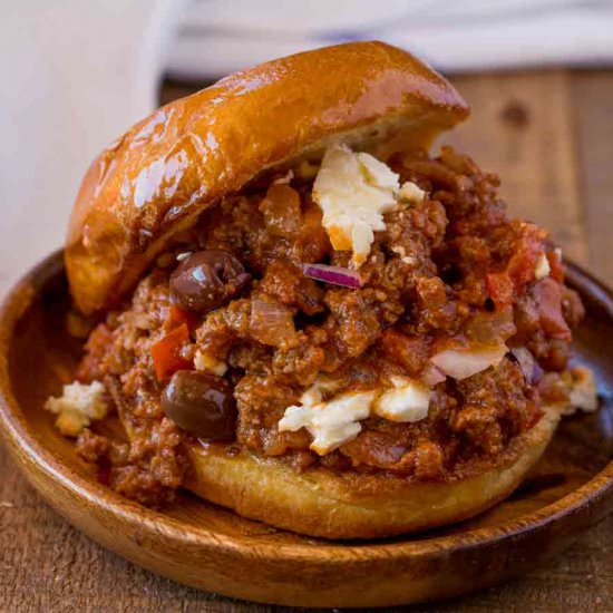 Greek Sloppy Joes