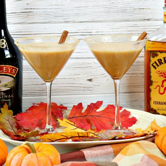 Pumpkin Spice Martinis