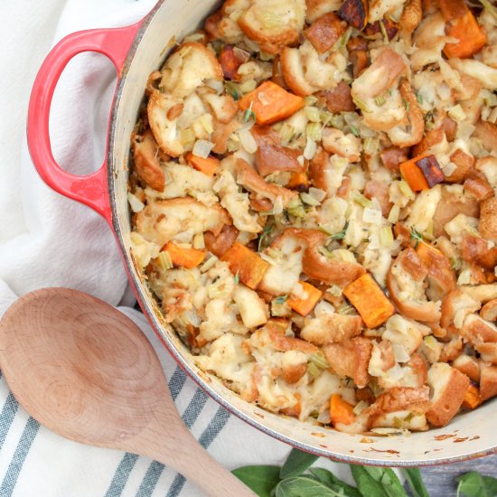 ROASTED SWEET POTATO STUFFING