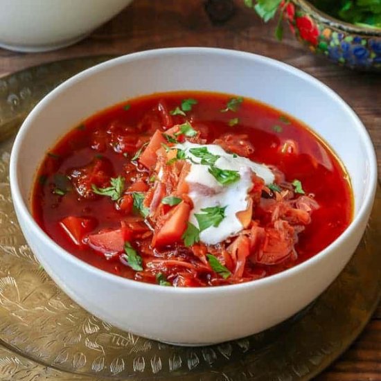 Russian Borscht Soup