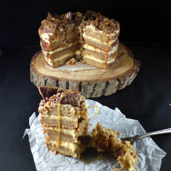 Butterscotch and Daim Layer Cake