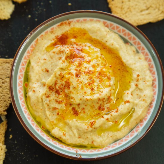 Microwave Eggplant Hummus