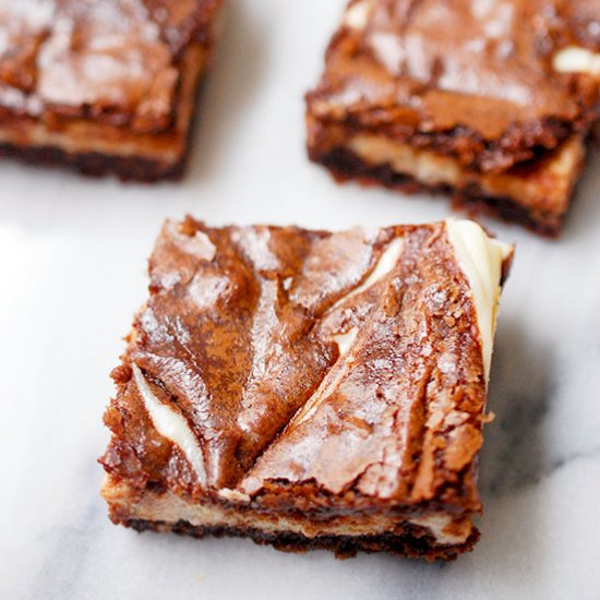 Cream cheese swirl brownies