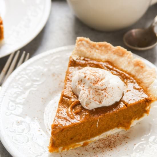 Vegan Pumpkin Pie