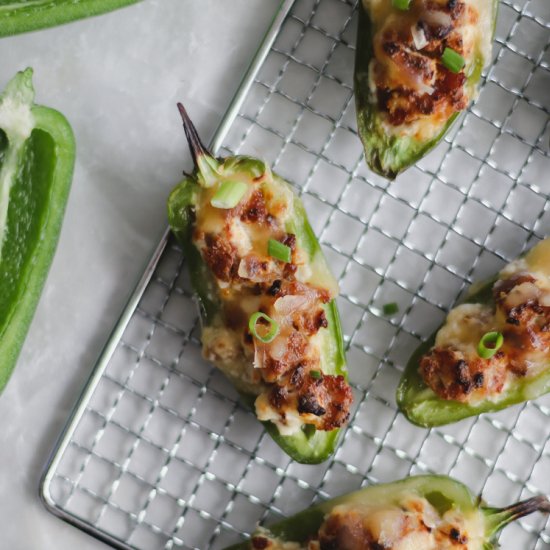 Sausage Stuffed Jalapenos