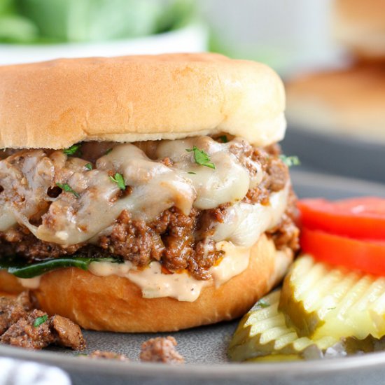 Cheeseburger Sloppy Joes