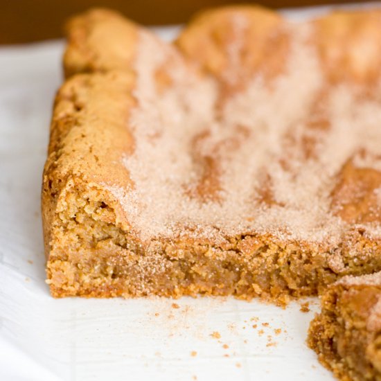 Snickerdoodle Blondies