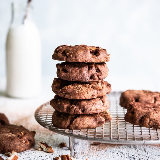 Buckwheat Choc Pecan Biscuits