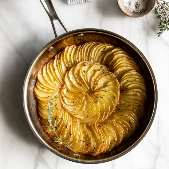 Crispy Sliced Roasted Potatoes