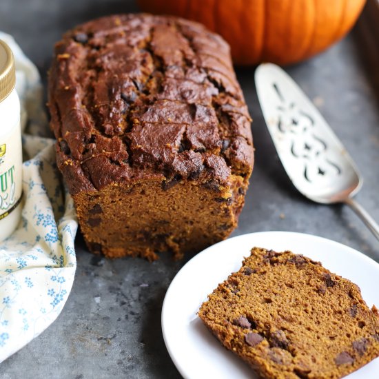 Pumpkin Chocolate Chip Bread