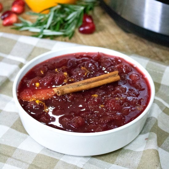 Instant Pot Cranberry Sauce