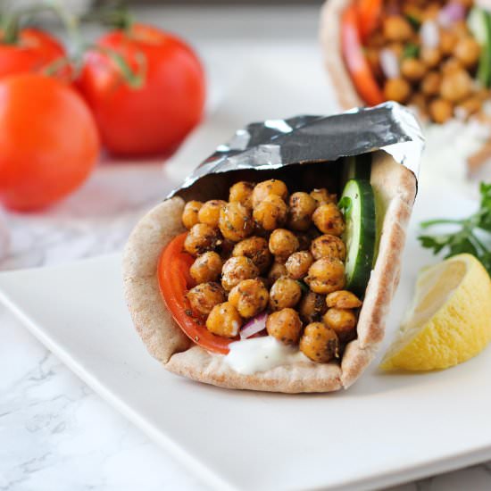 15 Minute Chickpea Gyros