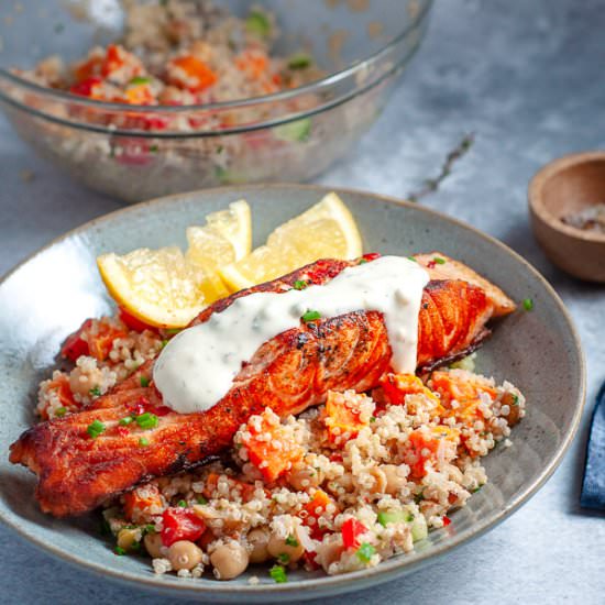 Salmon Quinoa Salad