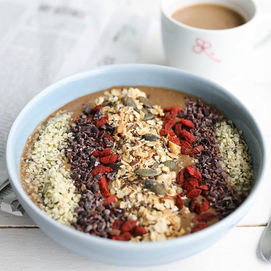 Banana Protein Smoothie Bowl