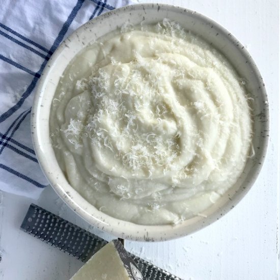 Cheesy Mashed Cauliflower