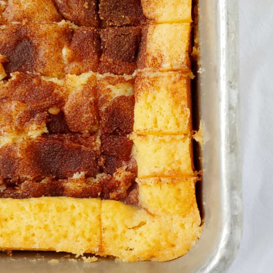 Cinnamon Gooey Butter Cake