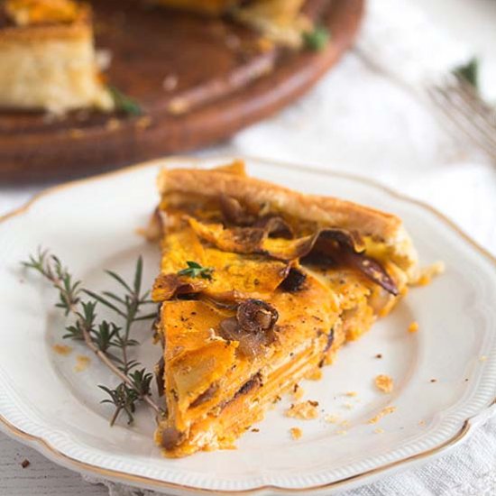 Puff Pastry Pie with Sweet Potatoes