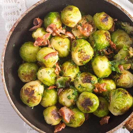 Brussels Sprouts with Garlic