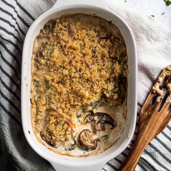 Stuffed Mushroom Casserole