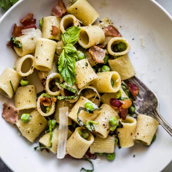 Pea & Bacon Pasta